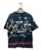 ROLLING STONESローリングストーンズ）の古着「VOODOO LOUNGE プリントTシャツ」｜ネイビー