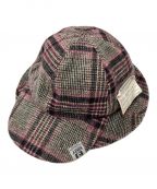 Maison MIHARA YASUHIRO×CA4LAメゾン ミハラ ヤスヒロ×カシラ）の古着「DOUBLE HAT」｜パープル