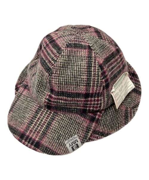 Maison MIHARA YASUHIRO（メゾン ミハラ ヤスヒロ）Maison MIHARA YASUHIRO (メゾン ミハラ ヤスヒロ) CA4LA (カシラ) DOUBLE HAT パープルの古着・服飾アイテム