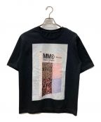 MM6 Maison Margielaエムエムシックス メゾンマルジェラ）の古着「プリントTシャツ」｜ブラック