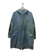 NULABEL CM1YOK42ニューレーベルシーエム1ワイ0ケイ42）の古着「garment dye field coat」｜スカイブルー