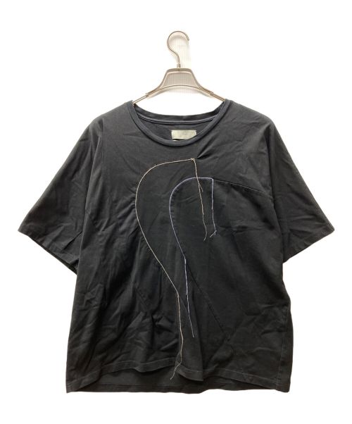 amachi.（アマチ）amachi. (アマチ) Contour line t-shirt ブラック サイズ:Freeの古着・服飾アイテム