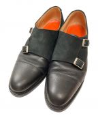 GRENSON×HARDY AMIESグレンソン×ハーディ エイミス）の古着「ダブルモンクストラップシューズ」｜ブラック