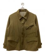 Ujohウジョー）の古着「TAND COLLAR COAT」｜オリーブ