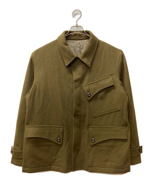 Ujoh（ウジョー）Ujoh (ウジョー) TAND COLLAR COAT オリーブ サイズ:3の古着・服飾アイテム