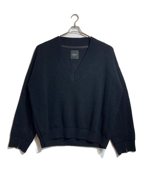 UNUSED（アンユーズド）UNUSED (アンユーズド) Engineered Garments (エンジニアド ガーメンツ) 7g v-neck knit ブラック サイズ:3の古着・服飾アイテム