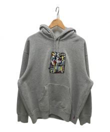 SUPREME（シュプリーム）の古着「Neil Blender Mosaic Hooded Sweatshirt」｜グレー