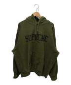 SUPREMEシュプリーム）の古着「Varsity Hooded Sweatshirt」｜カーキ