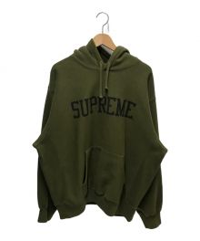 SUPREME（シュプリーム）の古着「Varsity Hooded Sweatshirt」｜カーキ