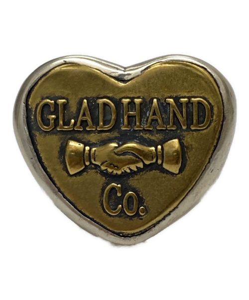 GLAD HAND（グラッドハンド）GLAD HAND (グラッドハンド) BUTTOM RING HEART LARGE シルバー サイズ:下記参照の古着・服飾アイテム