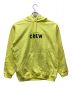 BALENCIAGA（バレンシアガ）の古着「CREW HOODIE」｜イエロー