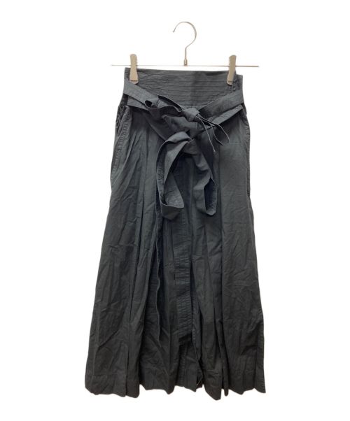 LEMAIRE（ルメール）LEMAIRE (ルメール) PLEATED SKIRT ブラック サイズ:34の古着・服飾アイテム