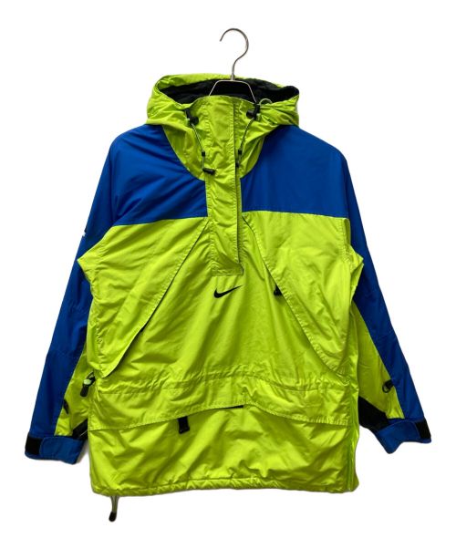 NIKE ACG（ナイキエージーシー）NIKE ACG (ナイキエージーシー) アノラックパーカー 黄緑 サイズ:Mの古着・服飾アイテム