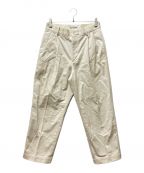 WACKO MARIAワコマリア）の古着「DOUBLE PLEATED CHINO TROUSERS」｜ベージュ