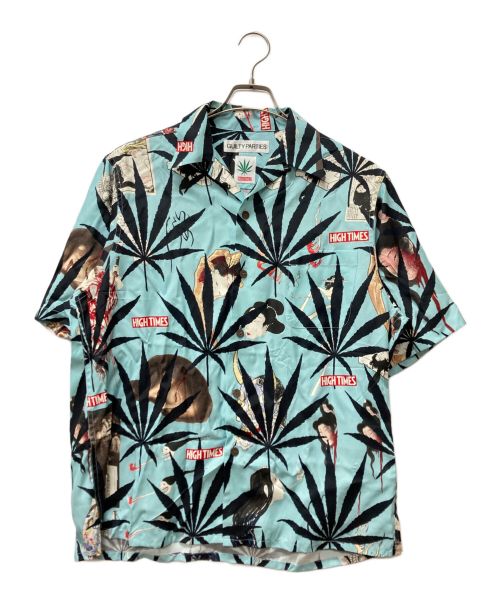 WACKO MARIA（ワコマリア）WACKO MARIA (ワコマリア) HIGHTIMES / S/S HAWAIIAN SHIRT ブルー サイズ:Sの古着・服飾アイテム