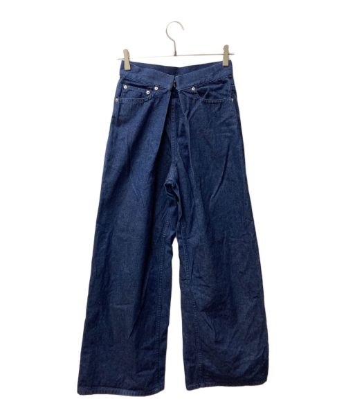 JOHN LAWRENCE SULLIVAN（ジョンローレンスサリバン）JOHN LAWRENCE SULLIVAN (ジョンローレンスサリバン) Washed denim super wide pants インディゴ サイズ:Sの古着・服飾アイテム