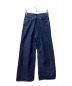 JOHN LAWRENCE SULLIVAN（ジョンローレンスサリバン）の古着「Washed denim super wide pants」｜インディゴ