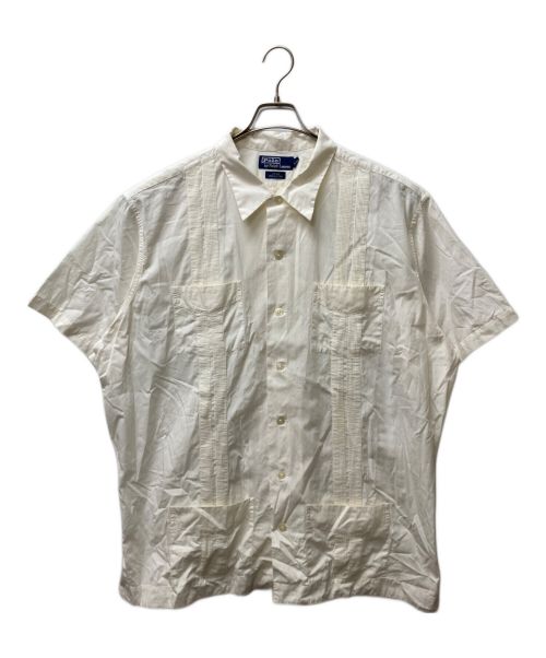 POLO RALPH LAUREN（ポロ・ラルフローレン）POLO RALPH LAUREN (ポロ・ラルフローレン) キューバシャツ ホワイト サイズ:XLの古着・服飾アイテム