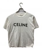 CELINEセリーヌ）の古着「ルーズロゴTシャツ」｜ホワイト