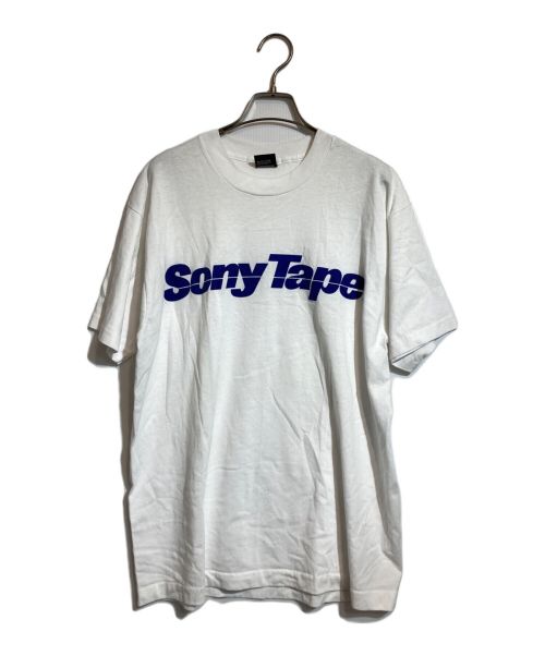 SCREEN STARS（スクリーンズスターズ）SCREEN STARS (スクリーンズスターズ) SONY TAPEプリントTシャツ ホワイト サイズ:Ｌの古着・服飾アイテム