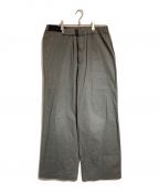 Graphpaperグラフペーパー）の古着「Stretch Typewriter Wide Cook Pants」｜グレー