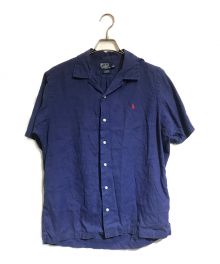 RALPH LAUREN（ラルフローレン）の古着「オープンカラーシャツ」｜ネイビー