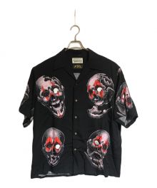 WACKO MARIA×56 tatto studio（ワコマリア×タトゥースタジオ）の古着「S/S HAWAIIAN SHIRT」｜ブラック