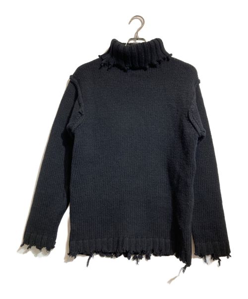 PERVERZE（パーバーズ）PERVERZE (パーバーズ) Crash Turtle Knit ブラック サイズ:Freeの古着・服飾アイテム