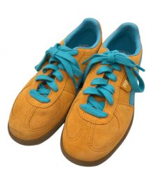 PUMA（プーマ）の古着「Palermo "Dark Cheddar/Bright Aqua/Puma Gold"」｜ブルー×オレンジ