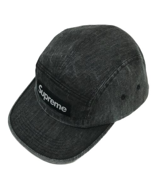 SUPREME（シュプリーム）Supreme (シュプリーム) Denim Camp CAP Washed Black グレーの古着・服飾アイテム