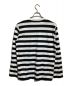 Y's for men (ワイズフォーメン) LONG SLEEVE T-SHIRT WITH STRIPES ブラック×ホワイト サイズ:S：12000円