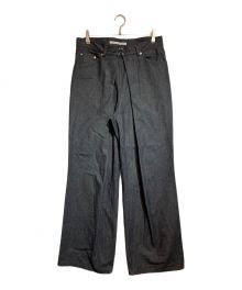 JOHN LAWRENCE SULLIVAN（ジョン ローレンス サリバン）の古着「Rigid denim wide pants」｜インディゴ