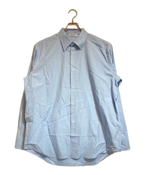 AURALEE（オーラリー）AURALEE (オーラリー) WASHED FINX TWILL SHIRT スカイブルー サイズ:5の古着・服飾アイテム