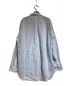 AURALEE (オーラリー) HARD TWIST FINX ORGANDY STRIPE SHIRT スカイブルー サイズ:4：20000円