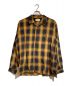 MARKA（マーカ）の古着「organic cotton cupra check shirts」｜イエロー