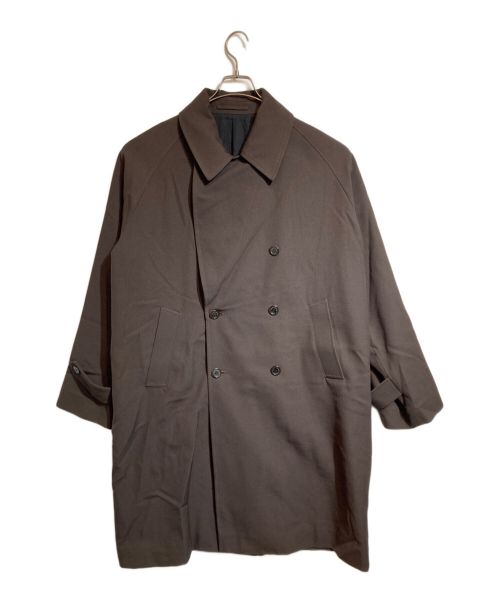 MARKAWARE（マーカウェア）MARKAWARE (マーカウェア) Organic Wool Survival Cloth Trench Co ブラウン サイズ:2の古着・服飾アイテム