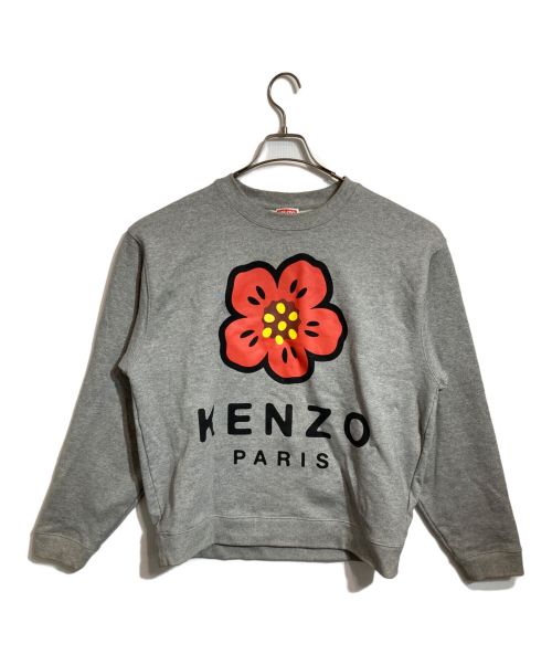 KENZO（ケンゾー）KENZO (ケンゾー) フラワープリントスウェット グレー サイズ:Mの古着・服飾アイテム