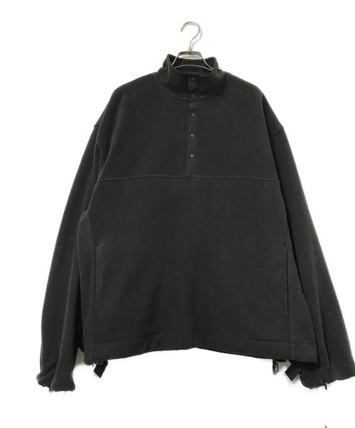 stein（シュタイン）stein (シュタイン) OVER SLEEVE SLASH FLEECE TOP ブラック サイズ:Ｓの古着・服飾アイテム