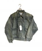 NEXUSVIIネクサスセブン）の古着「name damaged asmmtr denim jacket」｜インディゴ