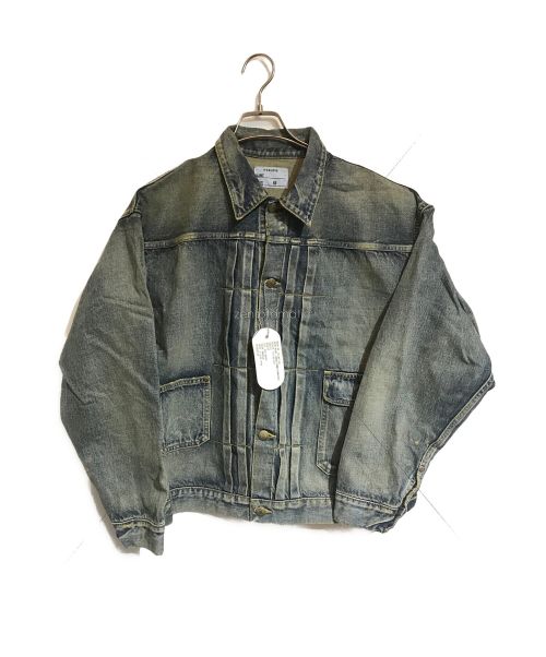 NEXUSVII（ネクサスセブン）NEXUSVII (ネクサスセブン) name damaged asmmtr denim jacket インディゴ サイズ:48 未使用品の古着・服飾アイテム