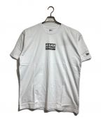 Yohji Yamamoto pour homme×New Eraヨウジヤマモト プールオム×ニューエラ）の古着「AW99 ERASER LOGO WHITE TEE」｜ホワイト