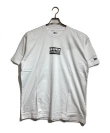 Yohji Yamamoto pour homme×New Era（ヨウジヤマモト プールオム×ニューエラ）の古着「AW99 ERASER LOGO WHITE TEE」｜ホワイト