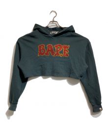 A BATHING APE（アベイシングエイプ）の古着「Sweatshirt BAPE Crystal Stone Hoodie」｜ブラック