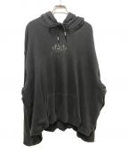 A BATHING APEアベイシングエイプ）の古着「FLAME GARMENT DYED PULLOVER HOODIE」｜ブラック