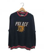 PALACEパレス）の古着「Bunning Bulldog Crew」｜ネイビー