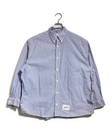 WTAPS（ダブルタップス）の古着「BD 03 / LS / COTTON. BROADCLOTH. TEXTILE. PROTECT」｜ブルー