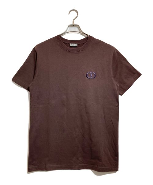 Dior（ディオール）Dior (ディオール) CD ICON S/S T-SHIRT ブラウン サイズ:Mの古着・服飾アイテム