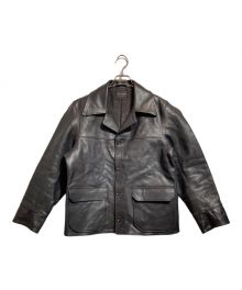 BY GLADHAND（バイグラッドハンド）の古着「GOODFIELD "OLD OIL LEATHER"」｜ブラック