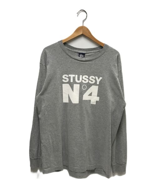 stussy（ステューシー）stussy (ステューシー) ロングスリーブTシャツ グレー サイズ:Lの古着・服飾アイテム