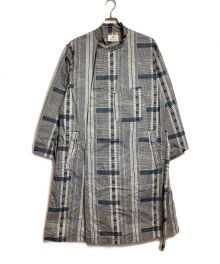 Snow peak（スノーピーク）の古着「Printed Proof Canvas Nurse Coat」｜ネイビー